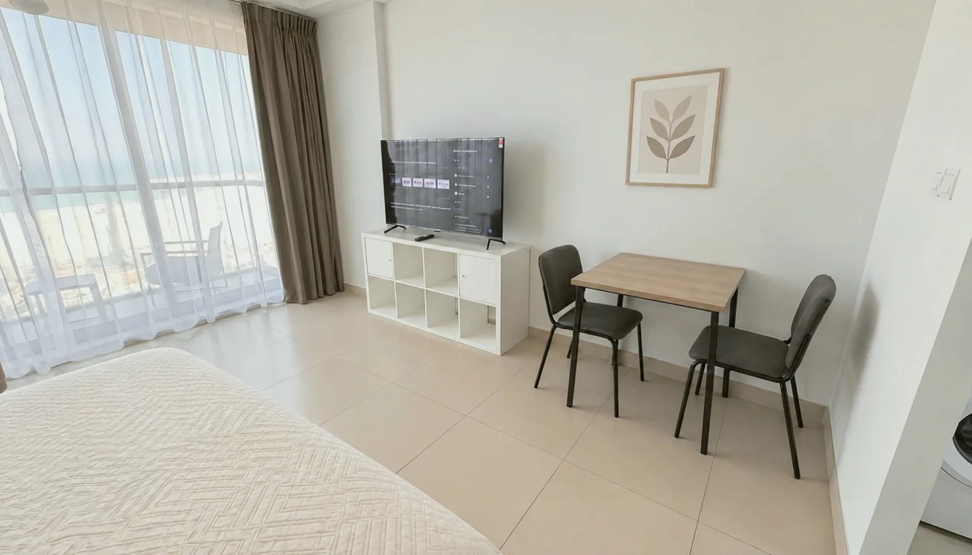TV corner.