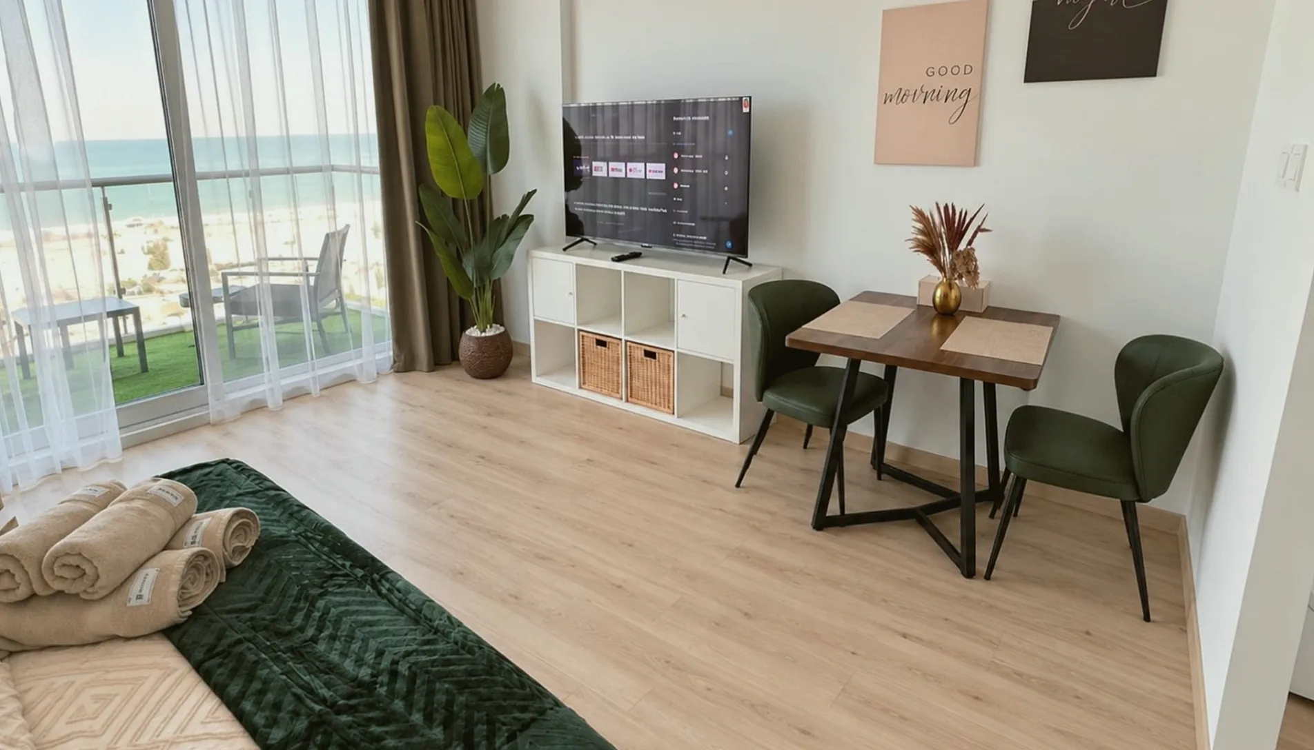 TV corner.